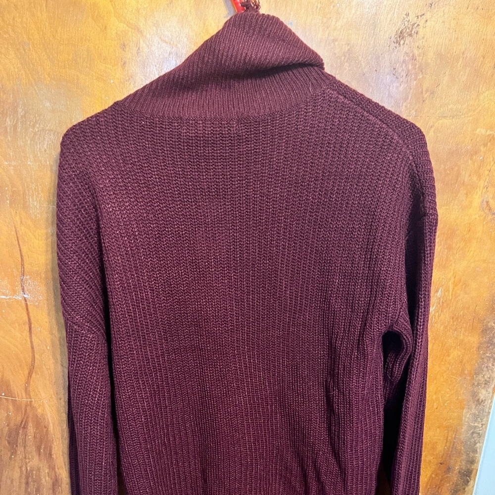 Burgundy sweater